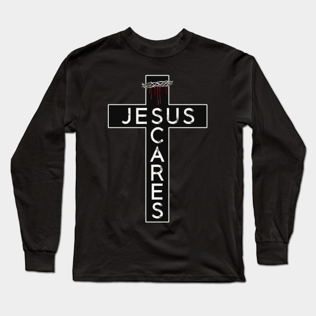 Jesus Scares Long Sleeve T-Shirt by darklordpug